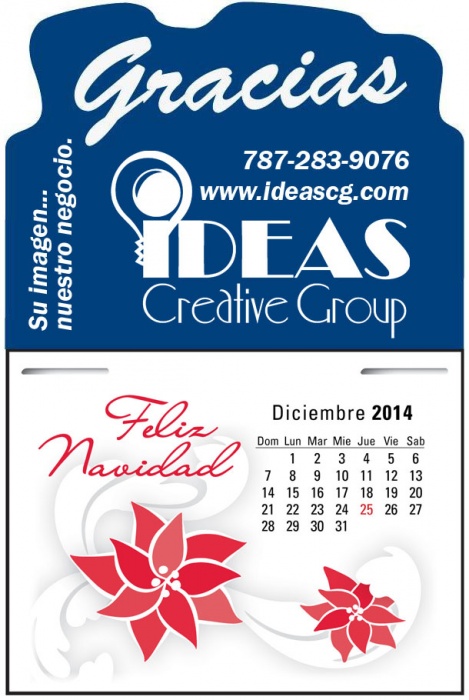 Calendarios Press-N-Stick Spanish Pad - Click Image to Close