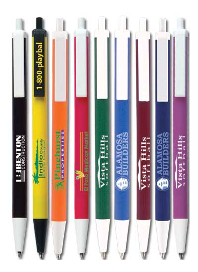 The Royal (Colored Barrel) Promo Pens - Click Image to Close