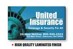 UV Full Color Magnetic Business Card (3.5" x 2" x 25 mil.) - Click Image to Close
